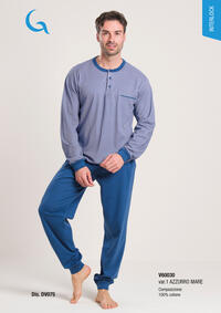 MEN'S PAJAMAS M/L V60030 Tellini S.r.l. Wholesale Clothing